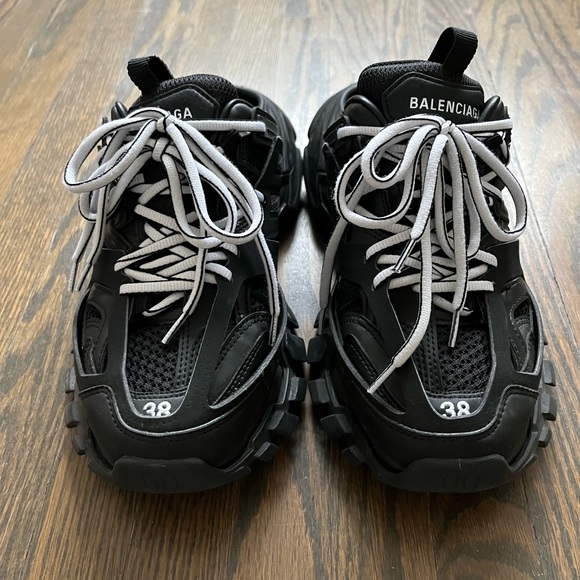 BALENCIAGA ミュール (38) Balenciaga | Shoes | Balenciaga Black And White Track Mule Slipon